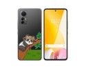 Funda Silicona Transparente para Xiaomi 12 Lite 5G diseño Panda Dibujos