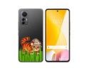 Funda Silicona Transparente para Xiaomi 12 Lite 5G diseño Tigre Dibujos
