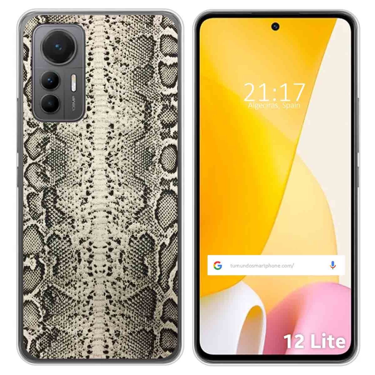 Funda Silicona para Xiaomi 12 Lite 5G diseño Animal 01 Dibujos