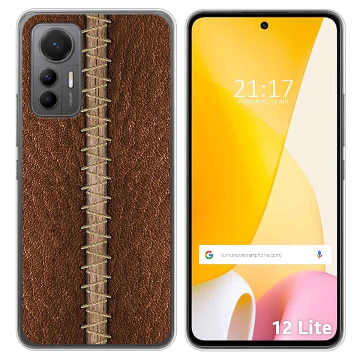 Funda Silicona para Xiaomi 12 Lite 5G diseño Cuero 01 Dibujos