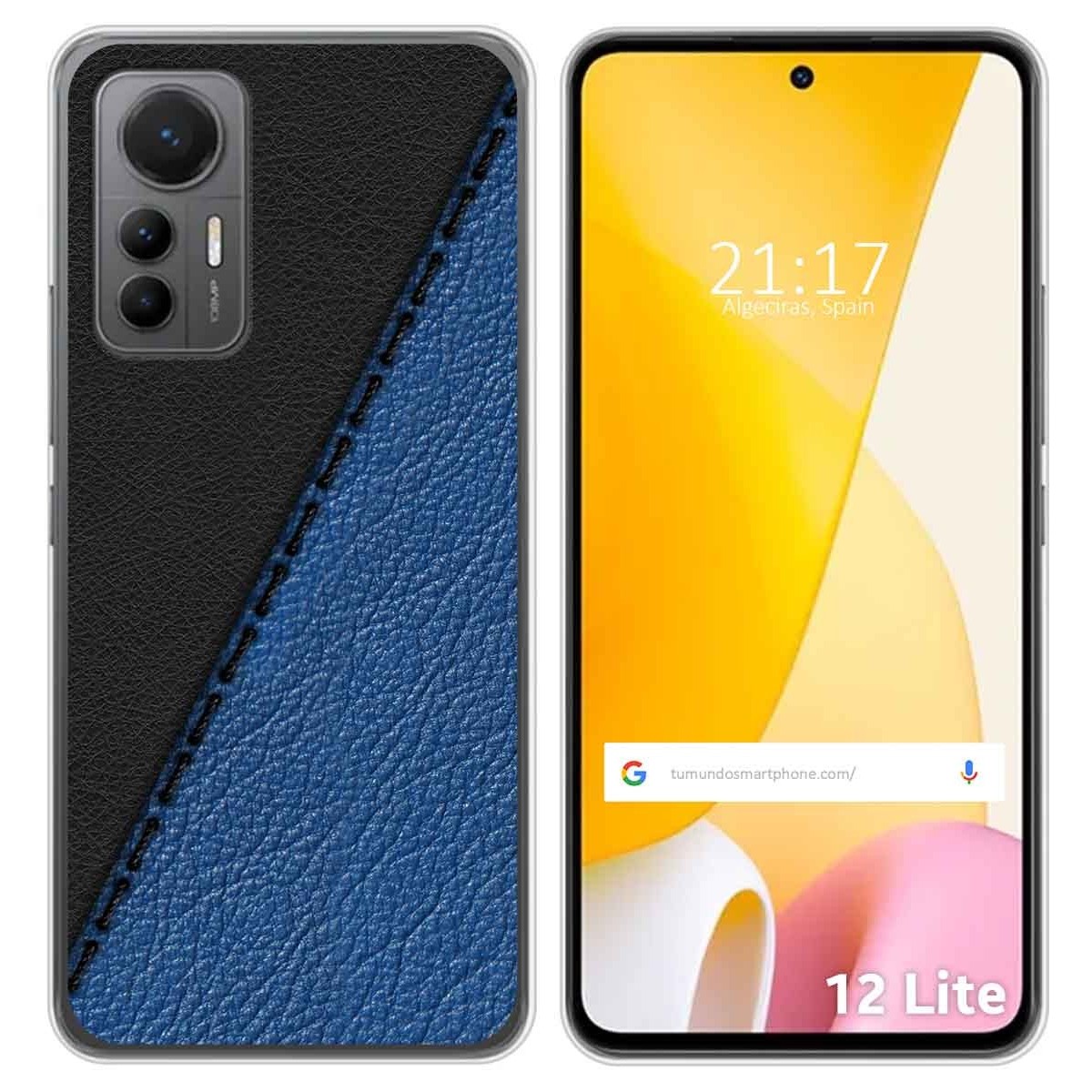 Funda Silicona para Xiaomi 12 Lite 5G diseño Cuero 02 Dibujos
