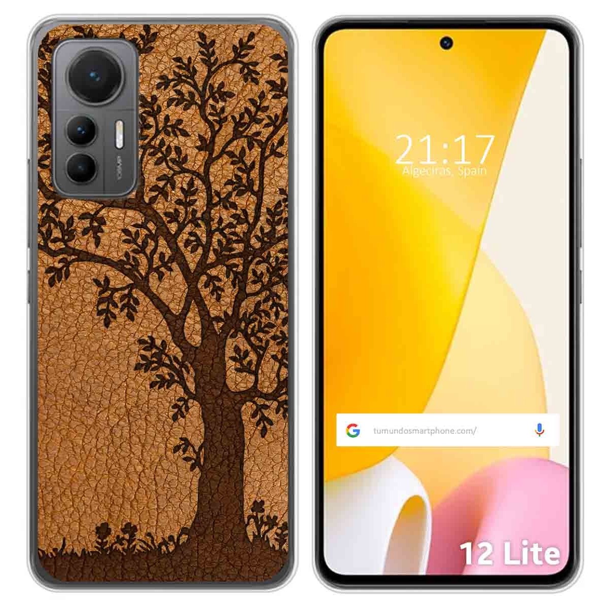 Funda Silicona para Xiaomi 12 Lite 5G diseño Cuero 03 Dibujos