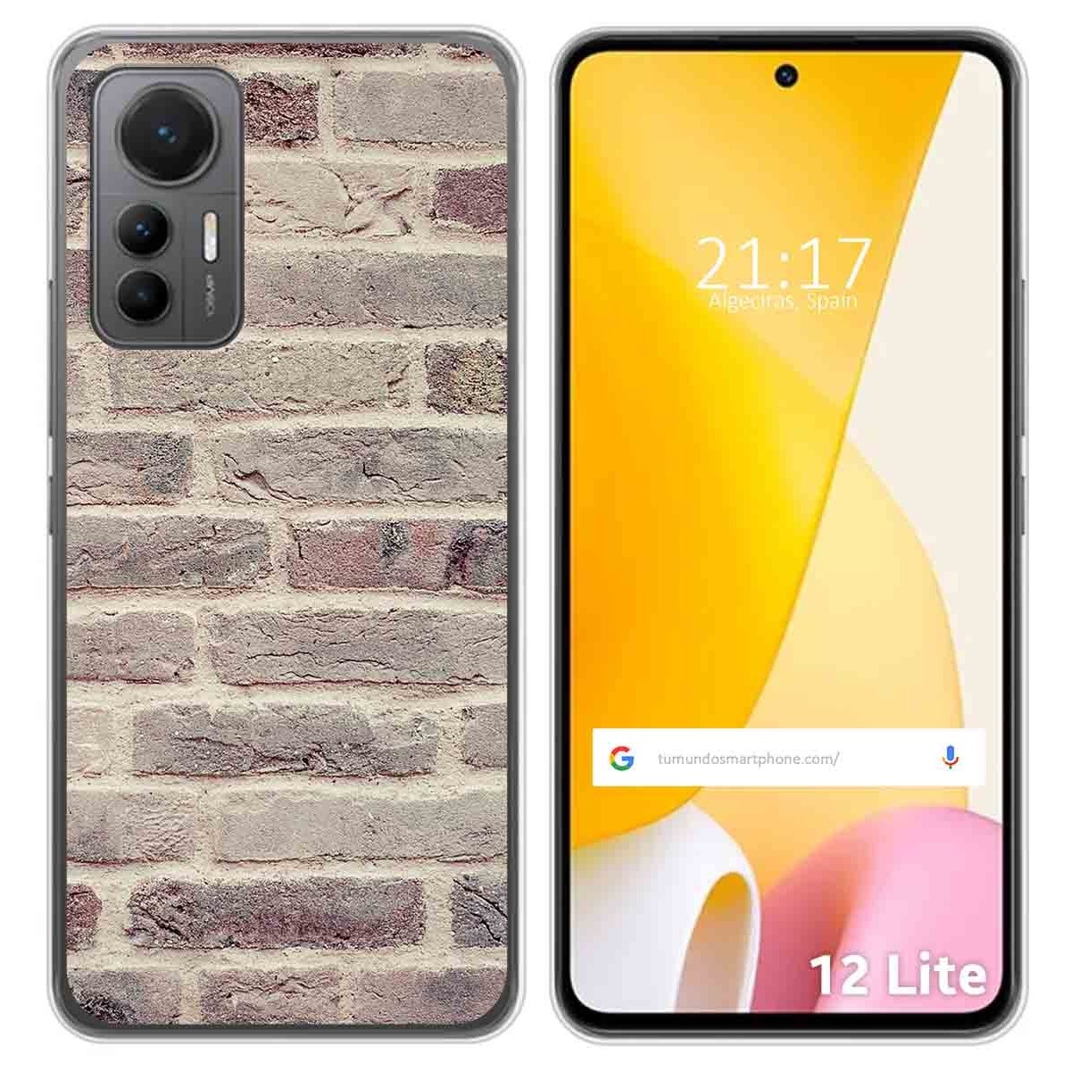 Funda Silicona para Xiaomi 12 Lite 5G diseño Ladrillo 01 Dibujos