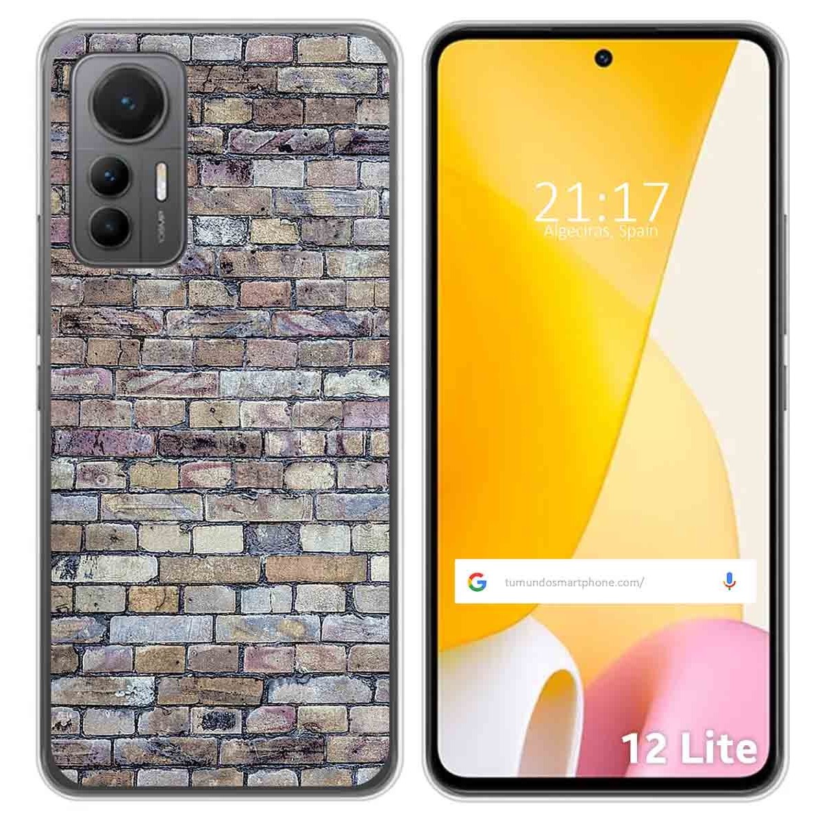 Funda Silicona para Xiaomi 12 Lite 5G diseño Ladrillo 02 Dibujos
