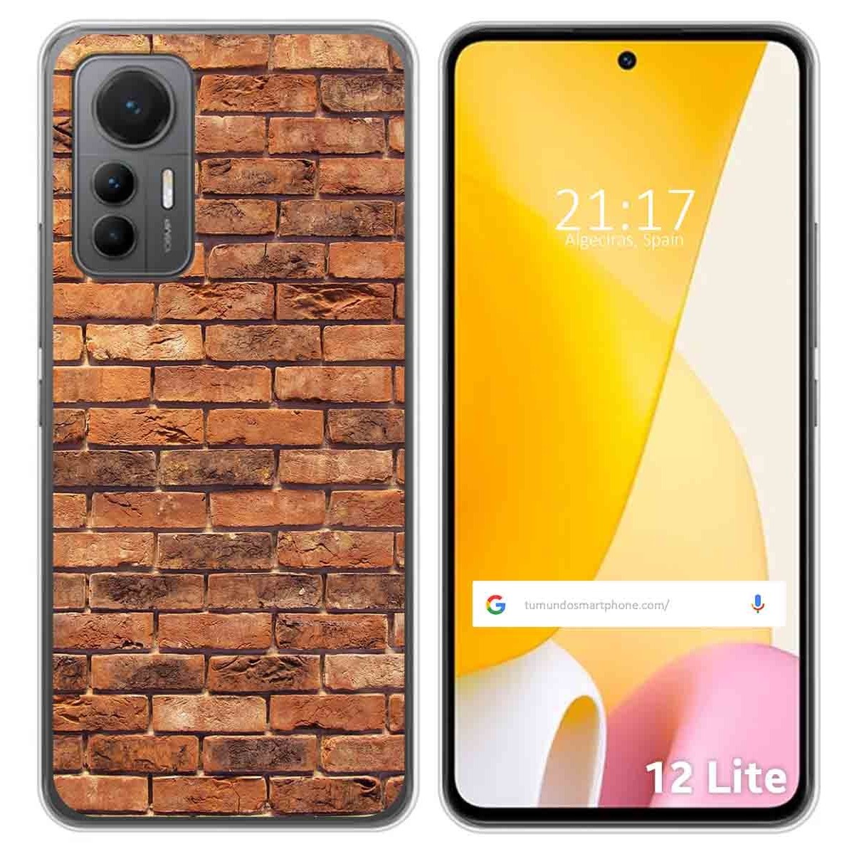 Funda Silicona para Xiaomi 12 Lite 5G diseño Ladrillo 04 Dibujos