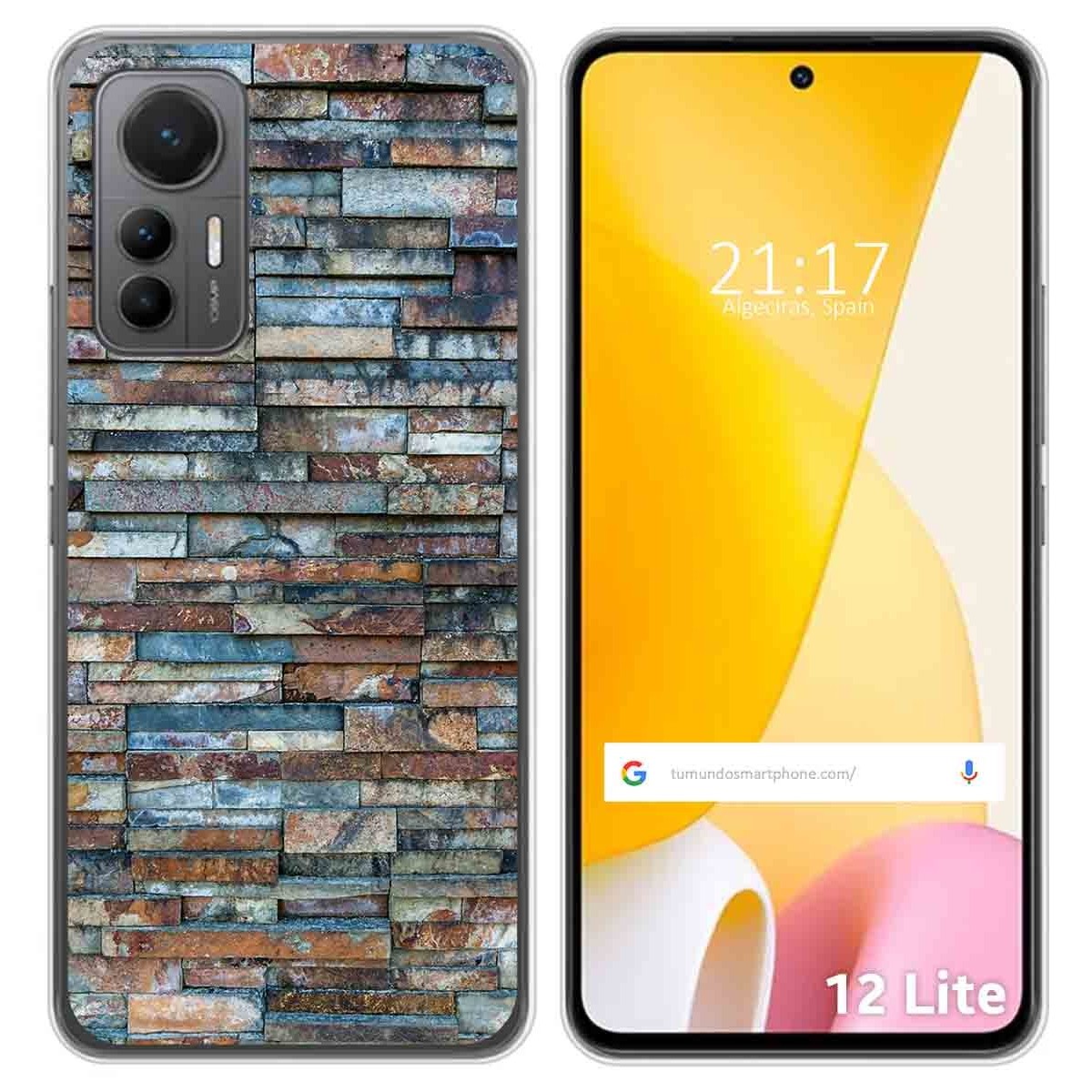 Funda Silicona para Xiaomi 12 Lite 5G diseño Ladrillo 05 Dibujos