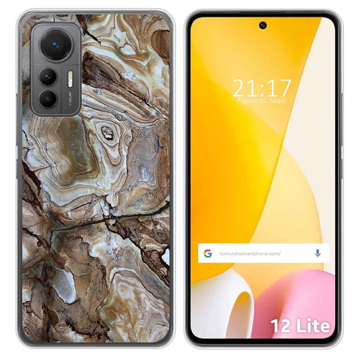 Funda Silicona para Xiaomi 12 Lite 5G diseño Mármol 14 Dibujos