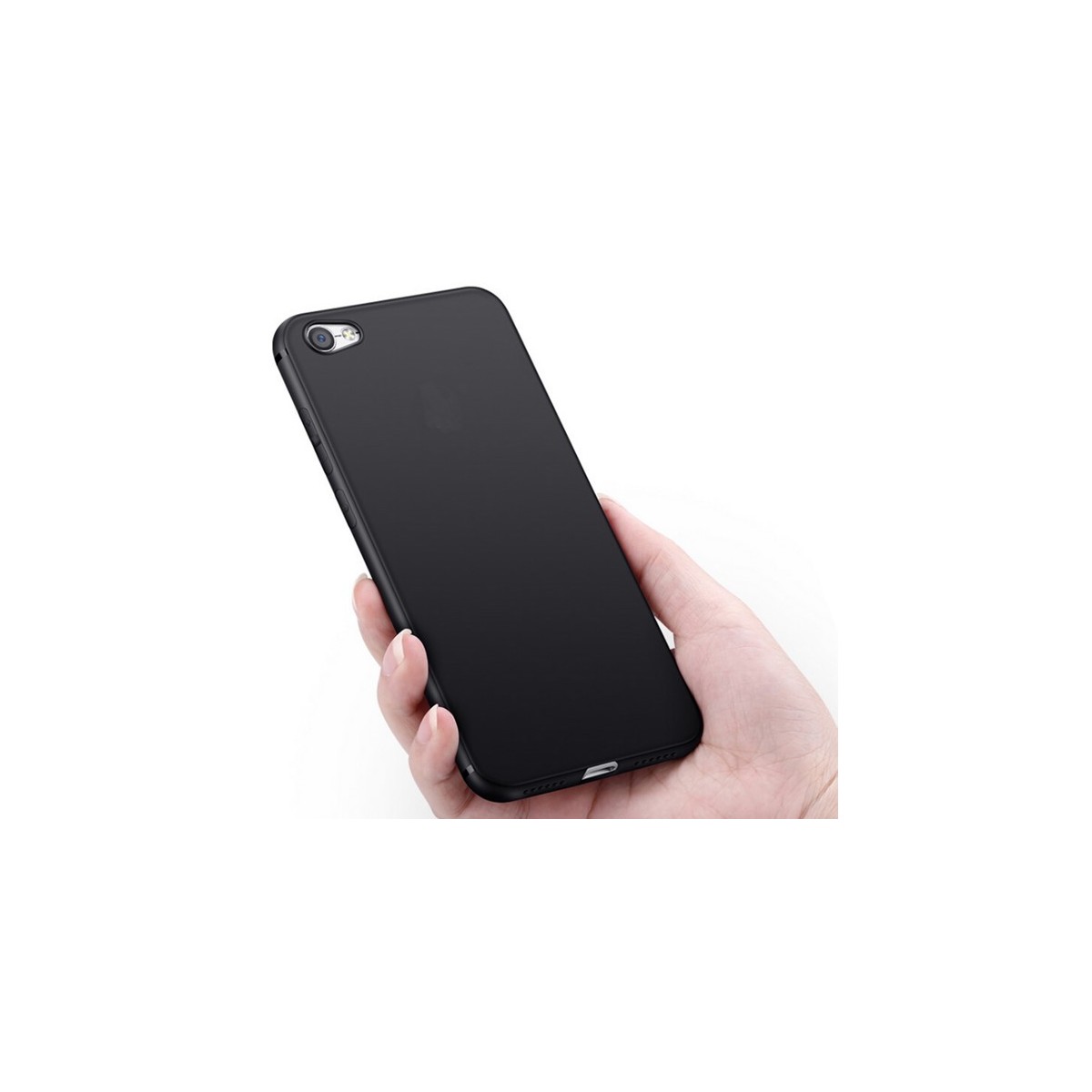 Funda Gel Tpu Tipo Mate Negra para Xiaomi Redmi Note 5A