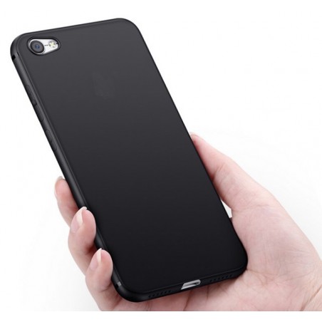 Funda Gel Tpu Tipo Mate Negra para Xiaomi Redmi Note 5A