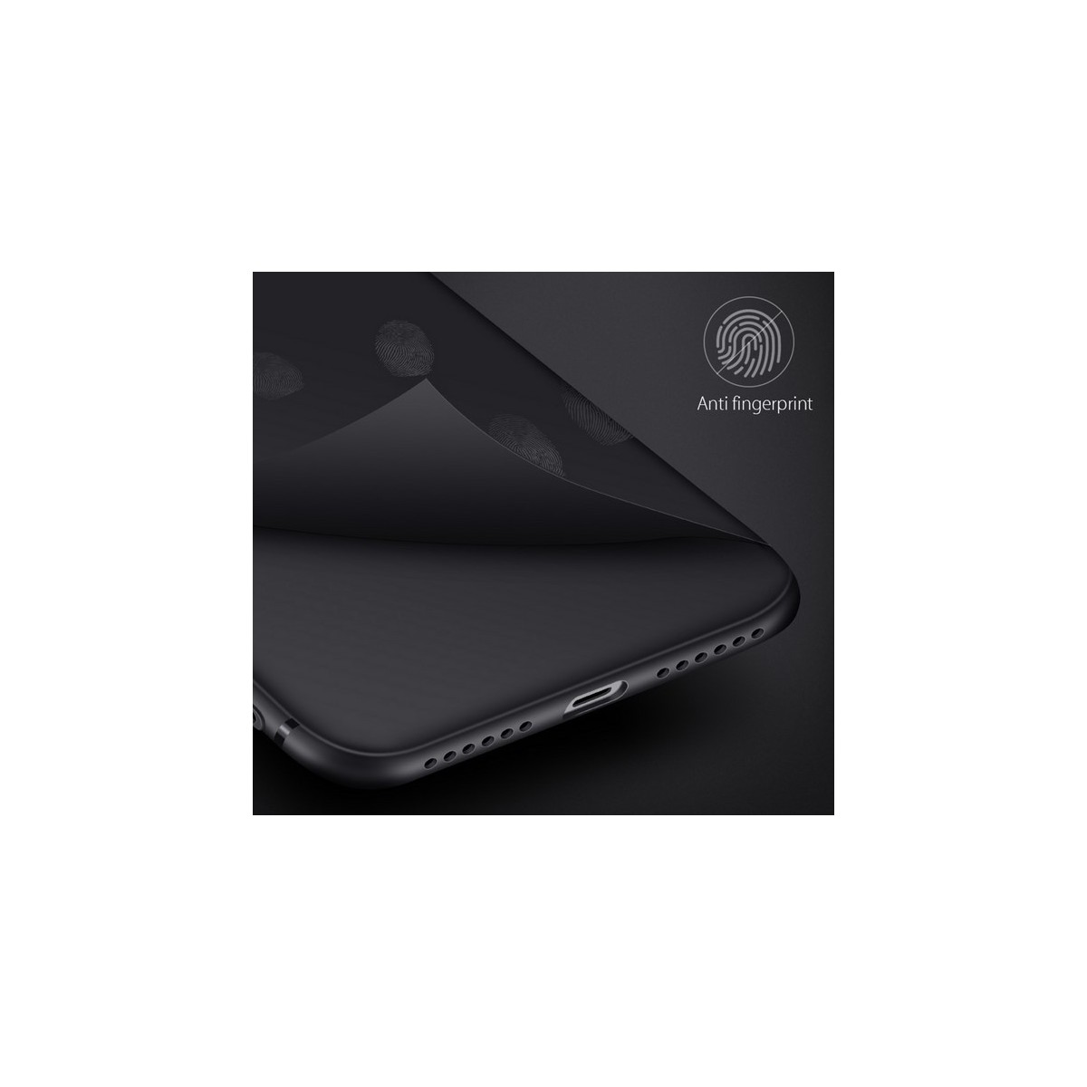 Funda Gel Tpu Tipo Mate Negra para Xiaomi Redmi Note 5A