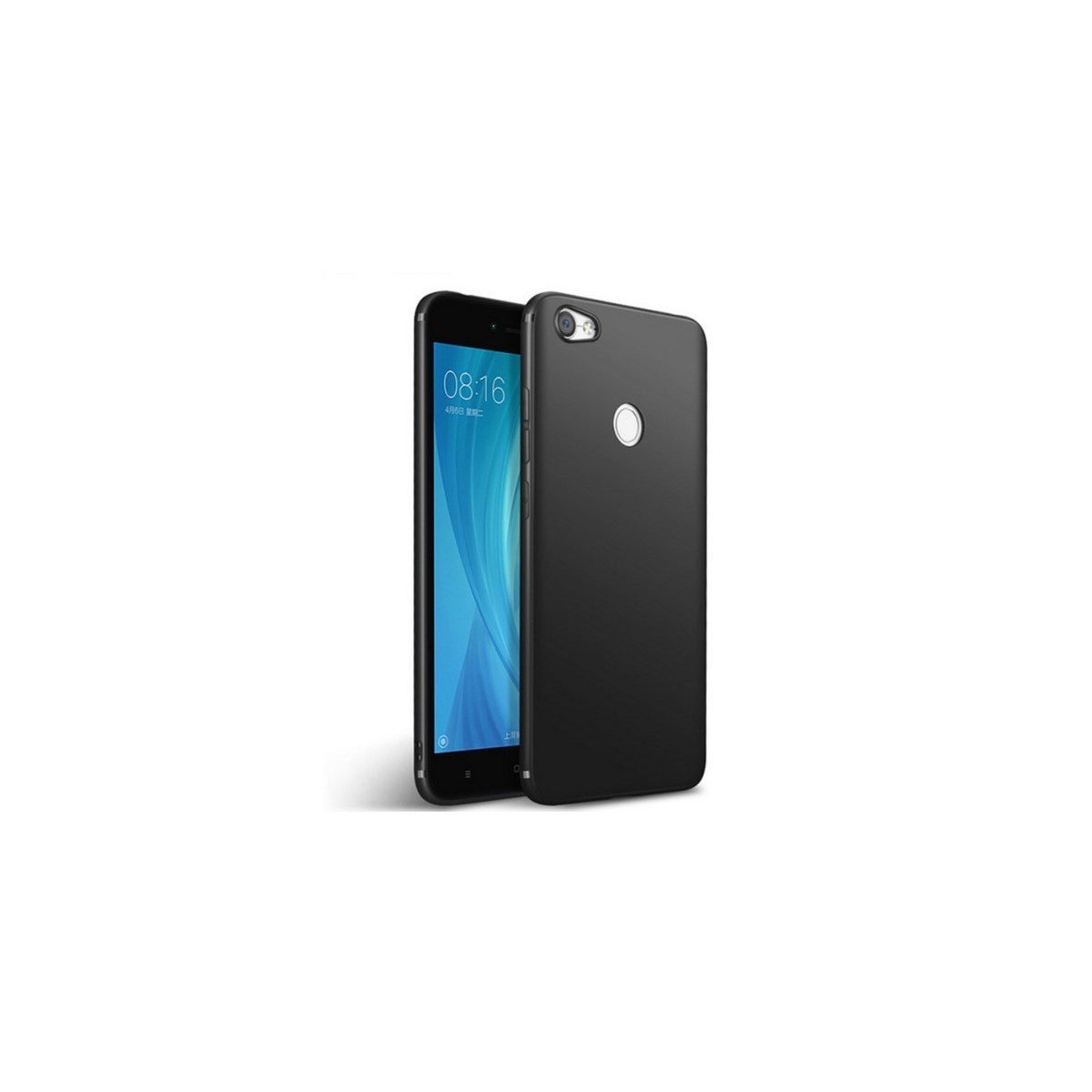 Funda Gel Tpu Tipo Mate Negra para Xiaomi Redmi Note 5A Pro / 5A Prime