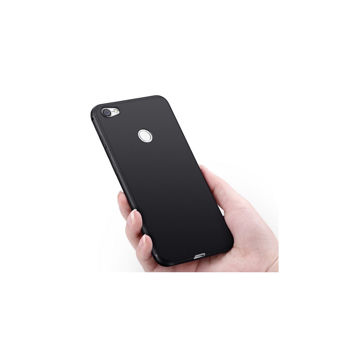 Funda Gel Tpu Tipo Mate Negra para Xiaomi Redmi Note 5A Pro / 5A Prime