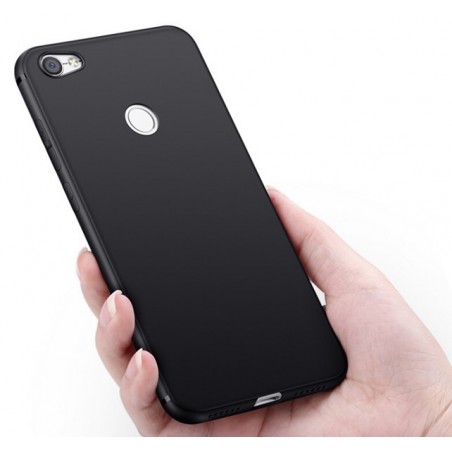 Funda Gel Tpu Tipo Mate Negra para Xiaomi Redmi Note 5A Pro / 5A Prime