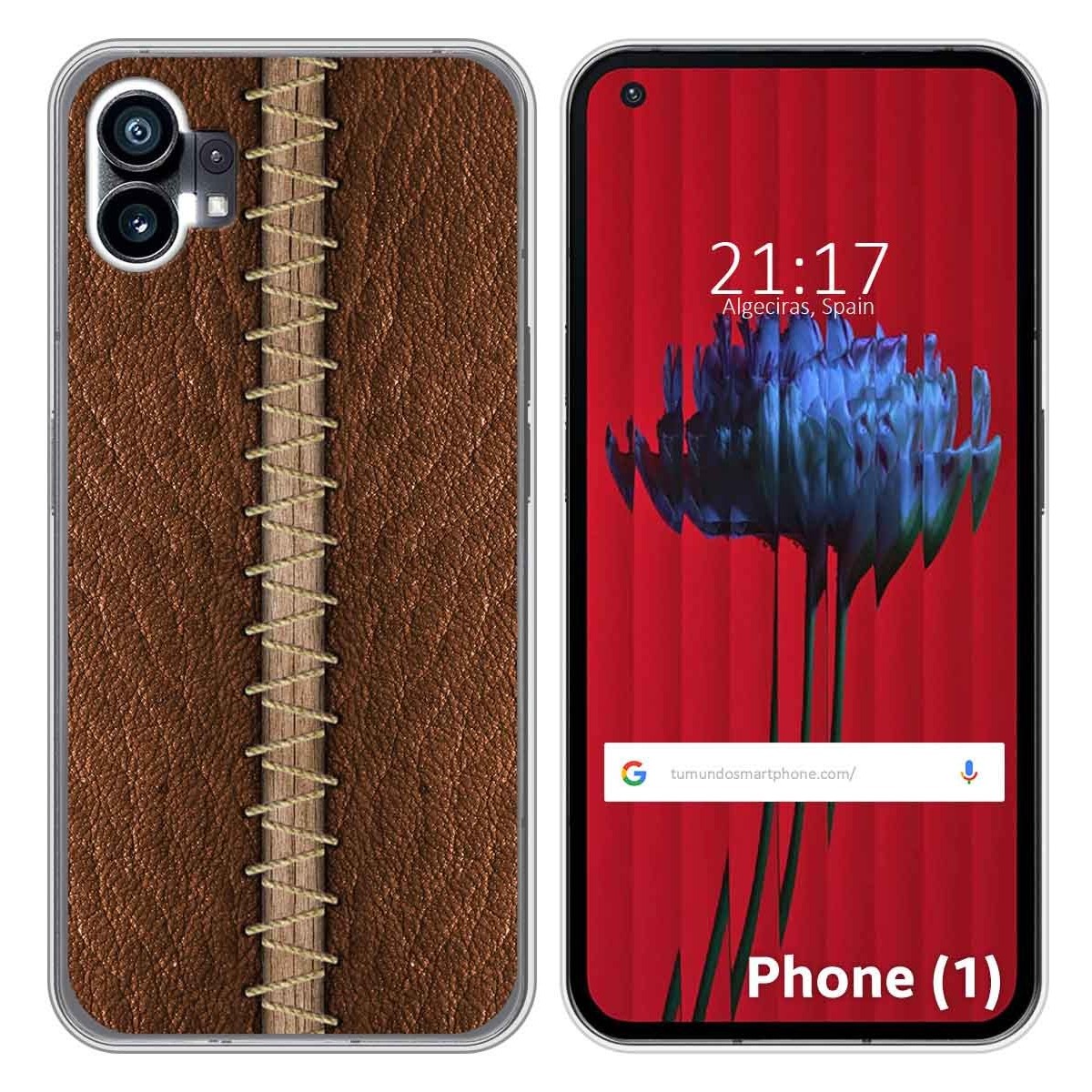 Funda Silicona para Nothing Phone 1 diseño Cuero 01 Dibujos