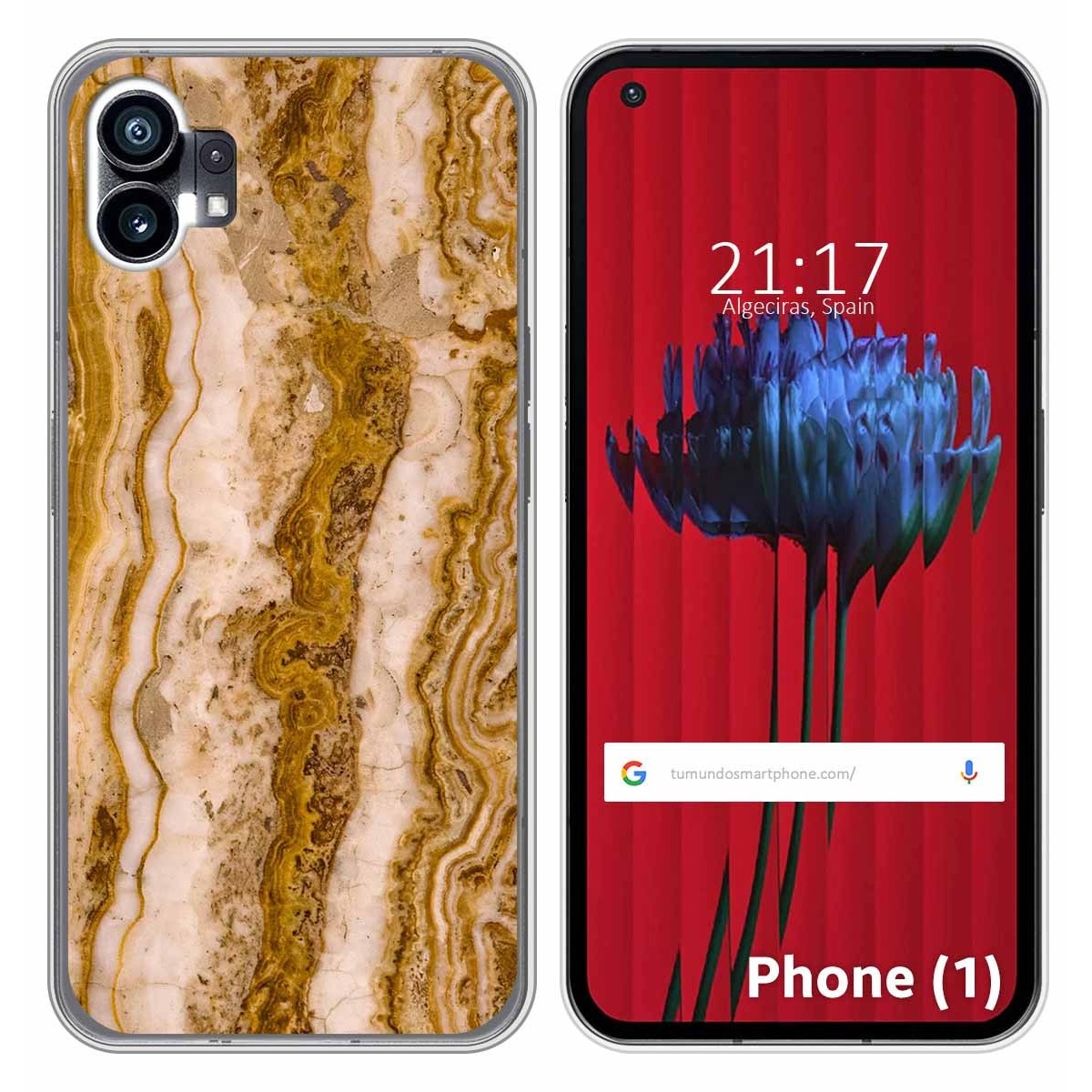 Funda Silicona para Nothing Phone 1 diseño Mármol 10 Dibujos