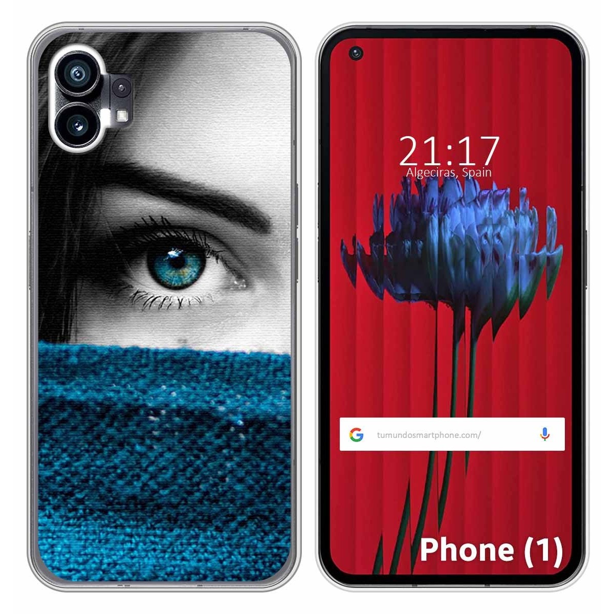 Funda Silicona para Nothing Phone 1 diseño Ojo Dibujos