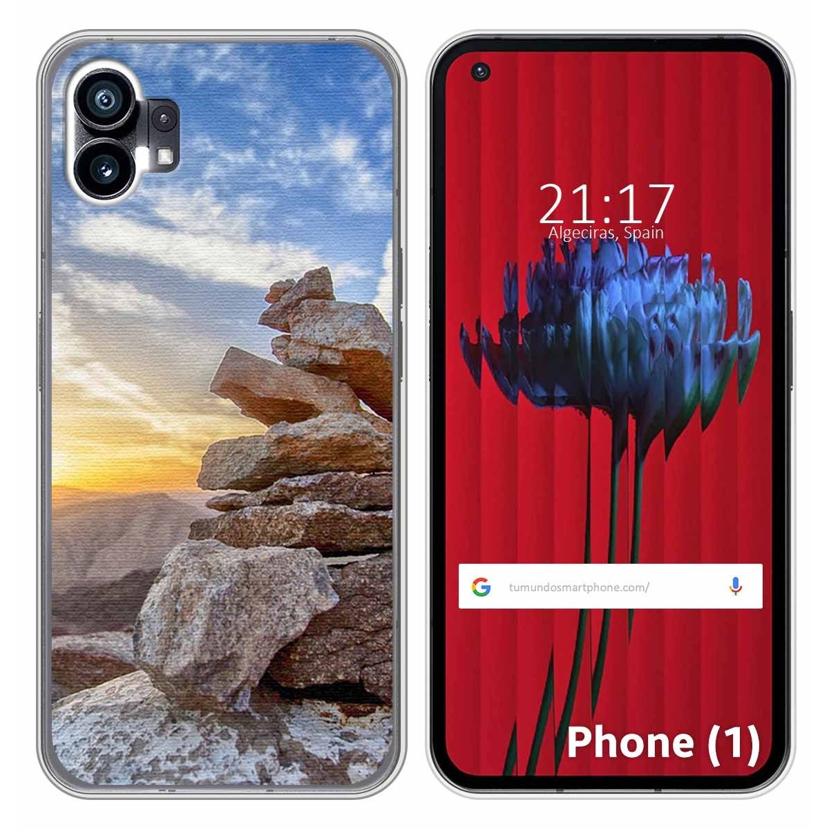 Funda Silicona para Nothing Phone 1 diseño Sunset Dibujos