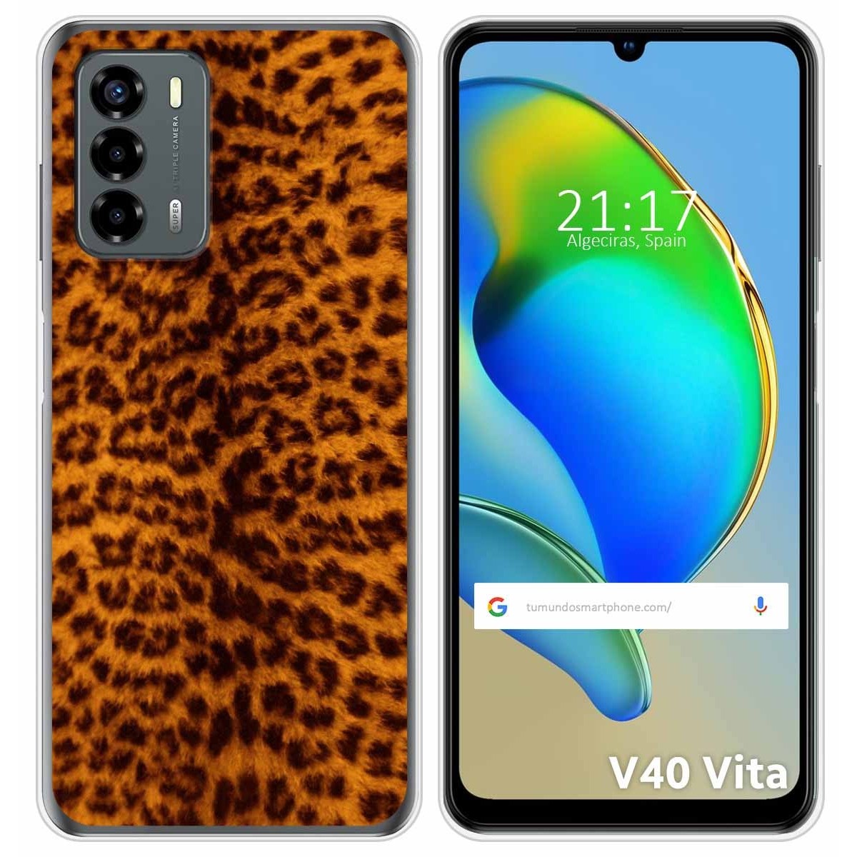 Funda Silicona para ZTE Blade V40 Vita diseño Animal 03 Dibujos