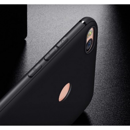 Funda Gel Tpu Tipo Mate Negra para Xiaomi Mi Max 2