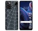 Funda Silicona Transparente para ZTE Blade A72 diseño Araña Dibujos
