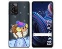 Funda Silicona Transparente para ZTE Blade A72 diseño Cabra Dibujos