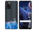 Funda Silicona Transparente para ZTE Blade A72 diseño Hipo Dibujos