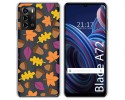 Funda Silicona Transparente para ZTE Blade A72 diseño Otoño Dibujos