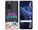 Funda Silicona Transparente para ZTE Blade A72 diseño Summer Dibujos