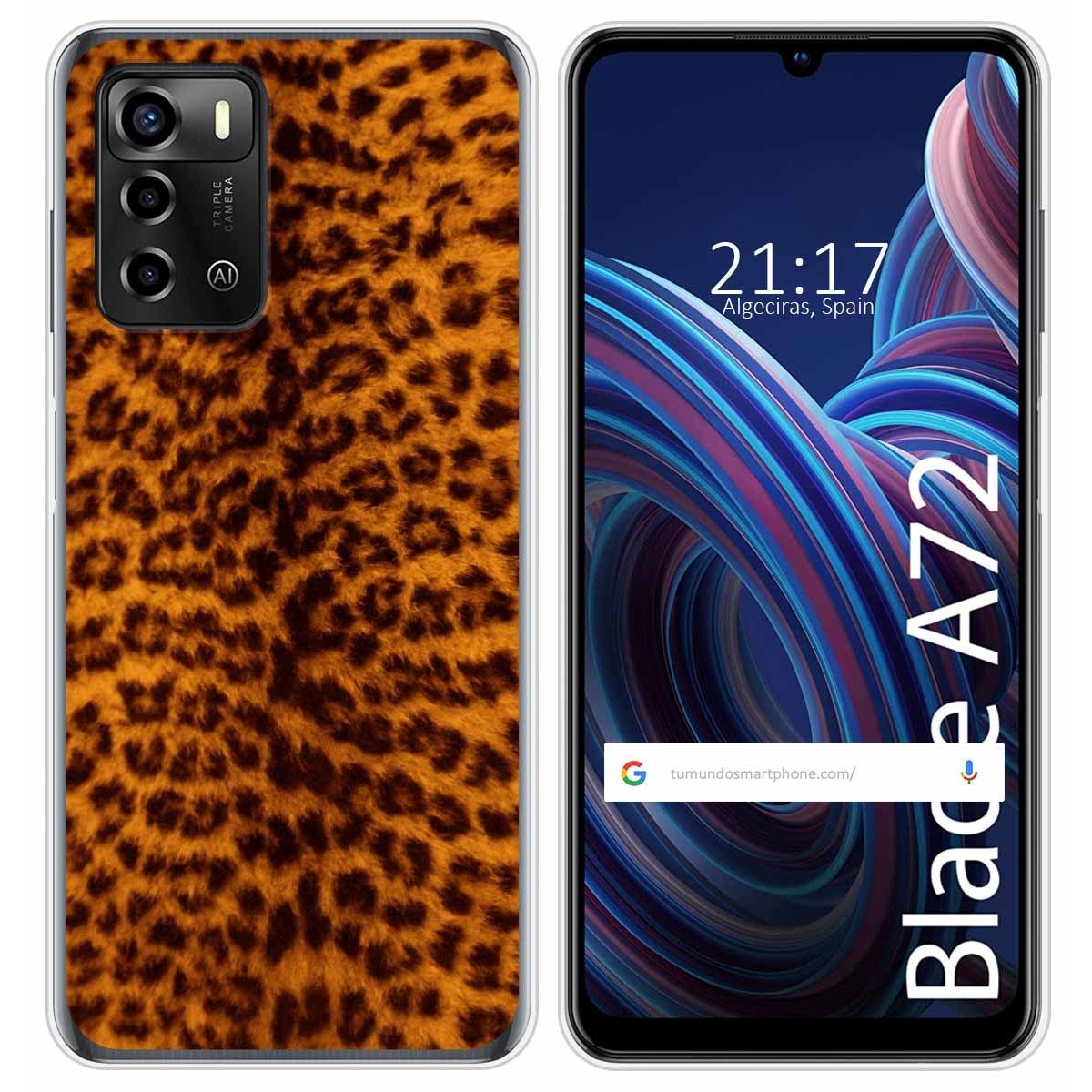 Funda Silicona para ZTE Blade A72 diseño Animal 03 Dibujos