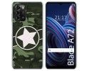 Funda Silicona para ZTE Blade A72 diseño Camuflaje 01 Dibujos