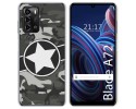 Funda Silicona para ZTE Blade A72 diseño Camuflaje 02 Dibujos