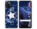 Funda Silicona para ZTE Blade A72 diseño Camuflaje 03 Dibujos