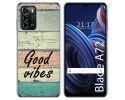 Funda Silicona para ZTE Blade A72 diseño Madera 01 Dibujos