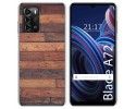 Funda Silicona para ZTE Blade A72 diseño Madera 03 Dibujos