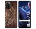 Funda Silicona para ZTE Blade A72 diseño Madera 06 Dibujos