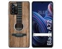 Funda Silicona para ZTE Blade A72 diseño Madera 11 Dibujos