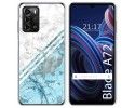 Funda Silicona para ZTE Blade A72 diseño Mármol 02 Dibujos