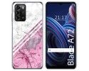 Funda Silicona para ZTE Blade A72 diseño Mármol 03 Dibujos