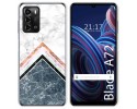 Funda Silicona para ZTE Blade A72 diseño Mármol 05 Dibujos