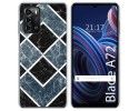 Funda Silicona para ZTE Blade A72 diseño Mármol 06 Dibujos