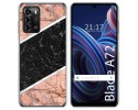 Funda Silicona para ZTE Blade A72 diseño Mármol 07 Dibujos