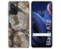 Funda Silicona para ZTE Blade A72 diseño Mármol 14 Dibujos