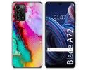 Funda Silicona para ZTE Blade A72 diseño Mármol 15 Dibujos