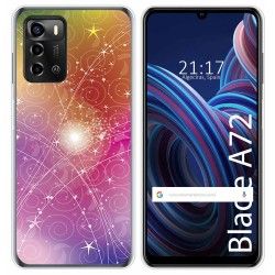 Funda Silicona para ZTE Blade A72 diseño Abstracto Dibujos
