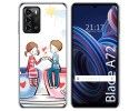Funda Silicona para ZTE Blade A72 diseño Café Dibujos