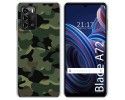 Funda Silicona para ZTE Blade A72 diseño Camuflaje Dibujos