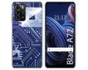 Funda Silicona para ZTE Blade A72 diseño Circuito Dibujos