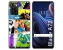 Funda Silicona para ZTE Blade A72 diseño Comic Dibujos