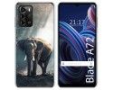 Funda Silicona para ZTE Blade A72 diseño Elefante Dibujos