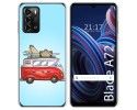 Funda Silicona para ZTE Blade A72 diseño Furgoneta Dibujos